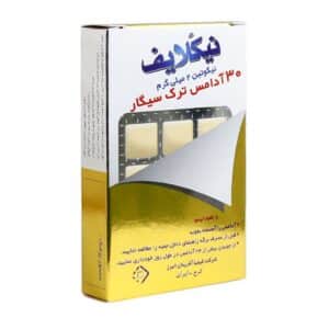 آدامس ترک سیگار نیکلایف مدل نیکوتین 2 میلی گرم 30 عدد لیمویی