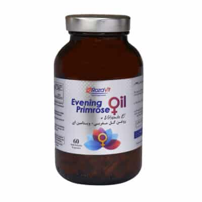 سافت ژل روغن گل مغربی و ویتامین E رزاویت 60 عدد