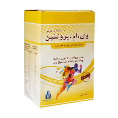 مکمل غذایی وی ام پروتئین ایران دارو 10 عدد