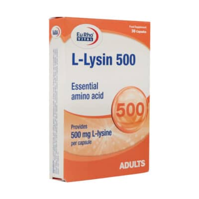 کپسول ال لیزین 500 میلی گرم یوروویتال 30 عدد