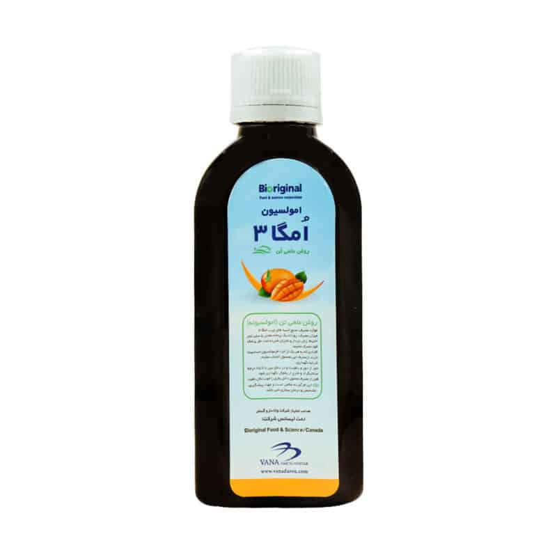 شربت امگا 3 روغن ماهی تن بایو اورجینال 180 میلی لیتر
