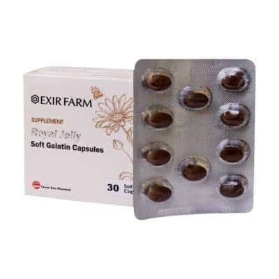 کپسول ژلاتینی رویال ژلی اکسیر فارم 30 عدد