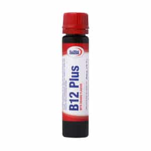 ویال خوراکی ویتامین B12 پلاس یوروویتال با ترکیب ویتامین B12، فولیک اسید و ویتامین C به یک مکمل مؤثر برای بهبود سطح انرژی و تقویت سیستم ایمنی تولید شده است.