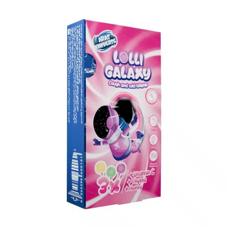 آبنبات چوبی ضد سرفه و سرماخوردگی لالی گلکسی ارس یونیورس 3 عدد - Image 1