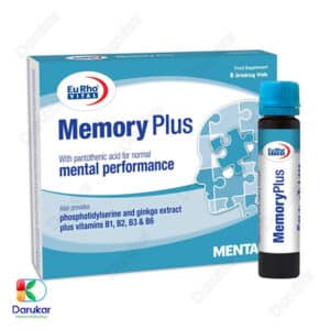 ویال خوراکی مموری پلاس یوروویتال 6 عدد