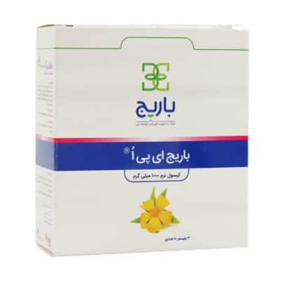 کپسول روغن گل مغربی ای پی اُ باریج اسانس ۳۰ عدد