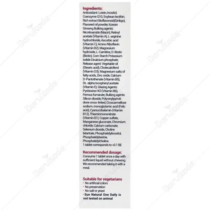 مولتی ویتامین و مینرال وان دیلی آقایان