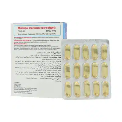 کپسول امگا 3 1000 میلی گرم نوتراسن 30 عدد