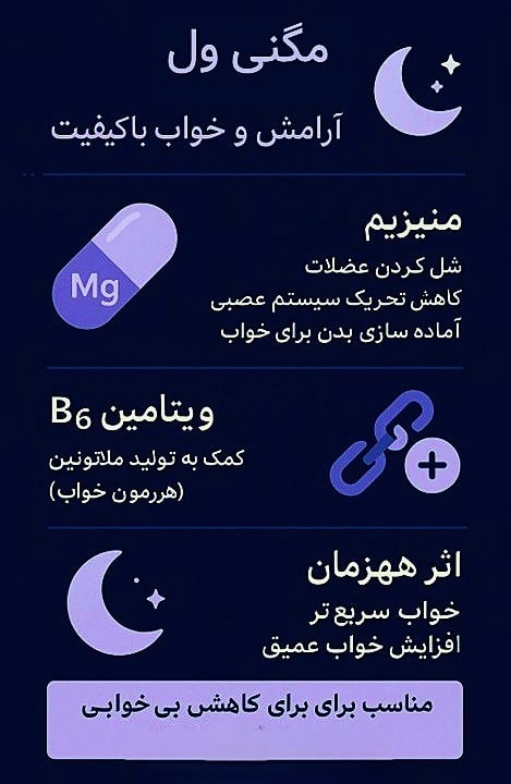 بهترین ویتامین و مکملها برای درمان بیخوابی مزمن، تنظیم خواب و بهبود کیفیت استراحت شبانه بیخوابی