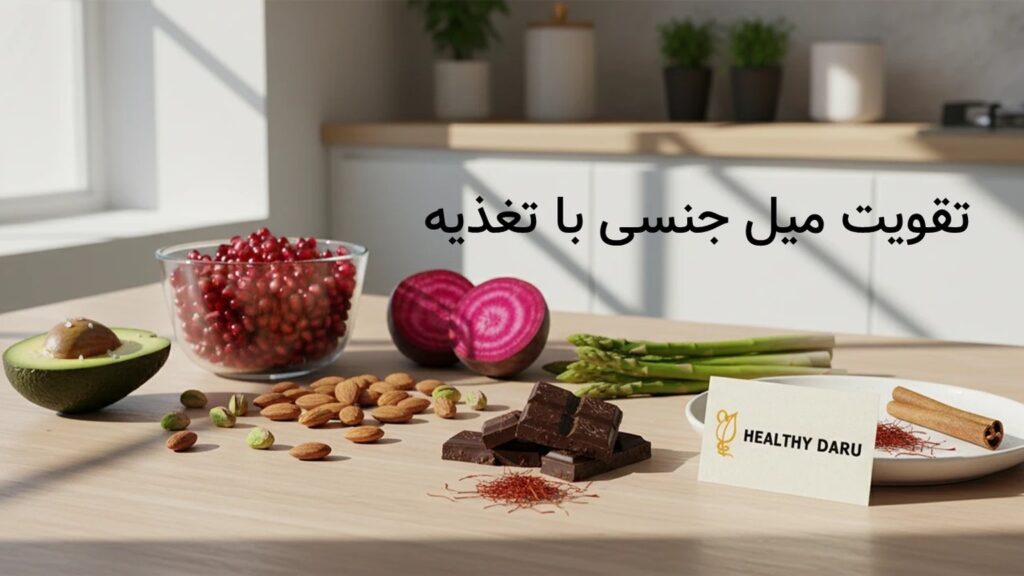 تقویت میل جنسی با تغذیه: ۱۰ ماده غذایی موثر بر اساس علم + یک الگوی غذایی طلایی تقویت میل جنسی با تغذیه: ۱۰ ماده غذایی موثر بر اساس علم + یک الگوی غذایی طلایی